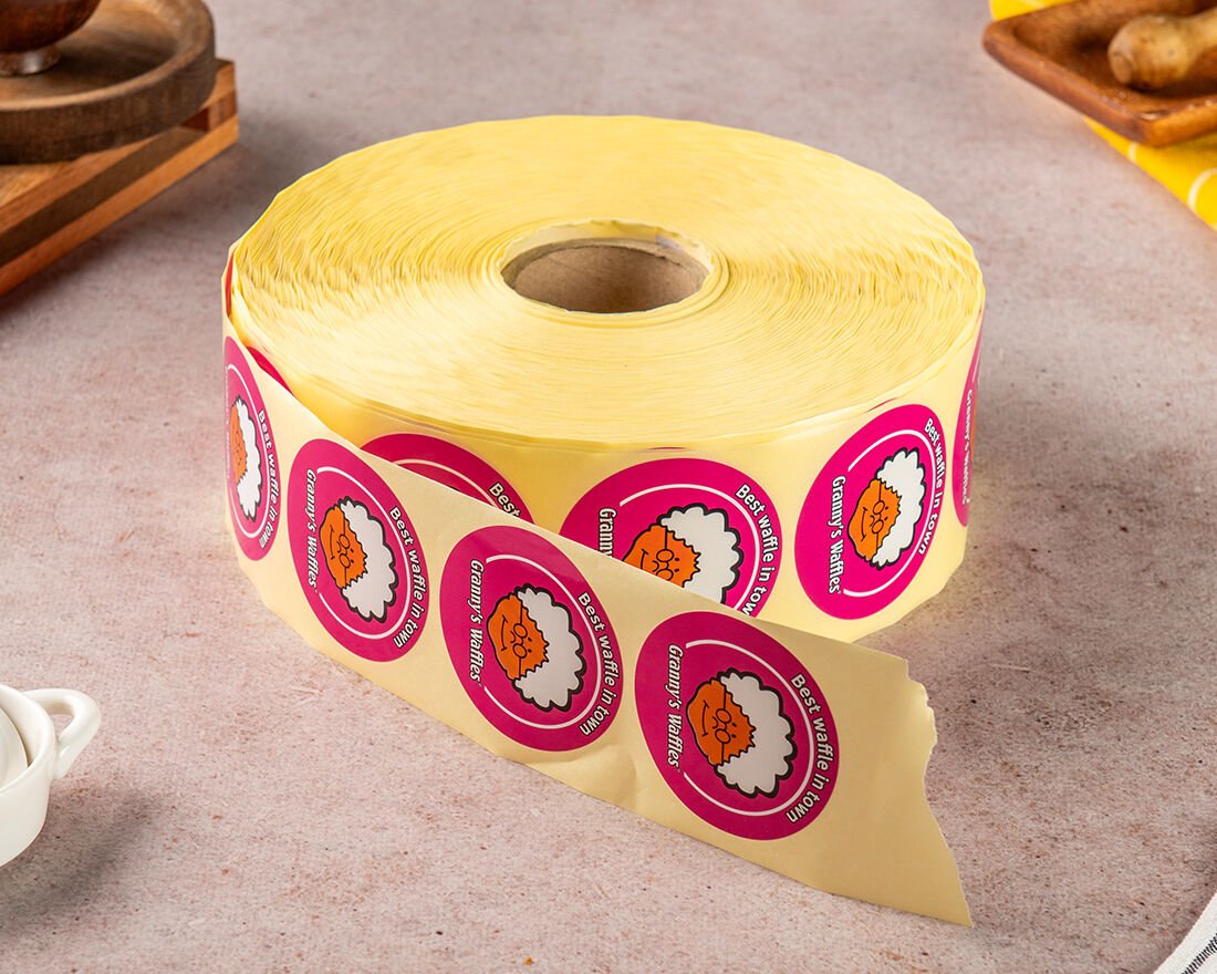 WAFFLE LOGO ETİKET (2000 adet)