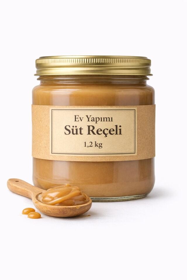 Ev Yapımı Süt Reçeli (1,2 Kg)